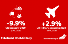 Image credit: The Global Campaign on Military spending www.demilitarize.org.uk